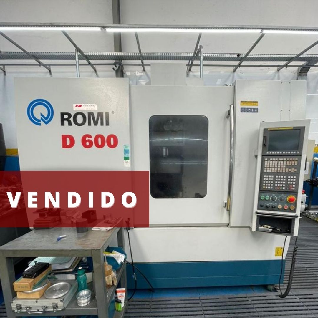 CENTRO DE USINAGEM ROMI D600 ANO 2010